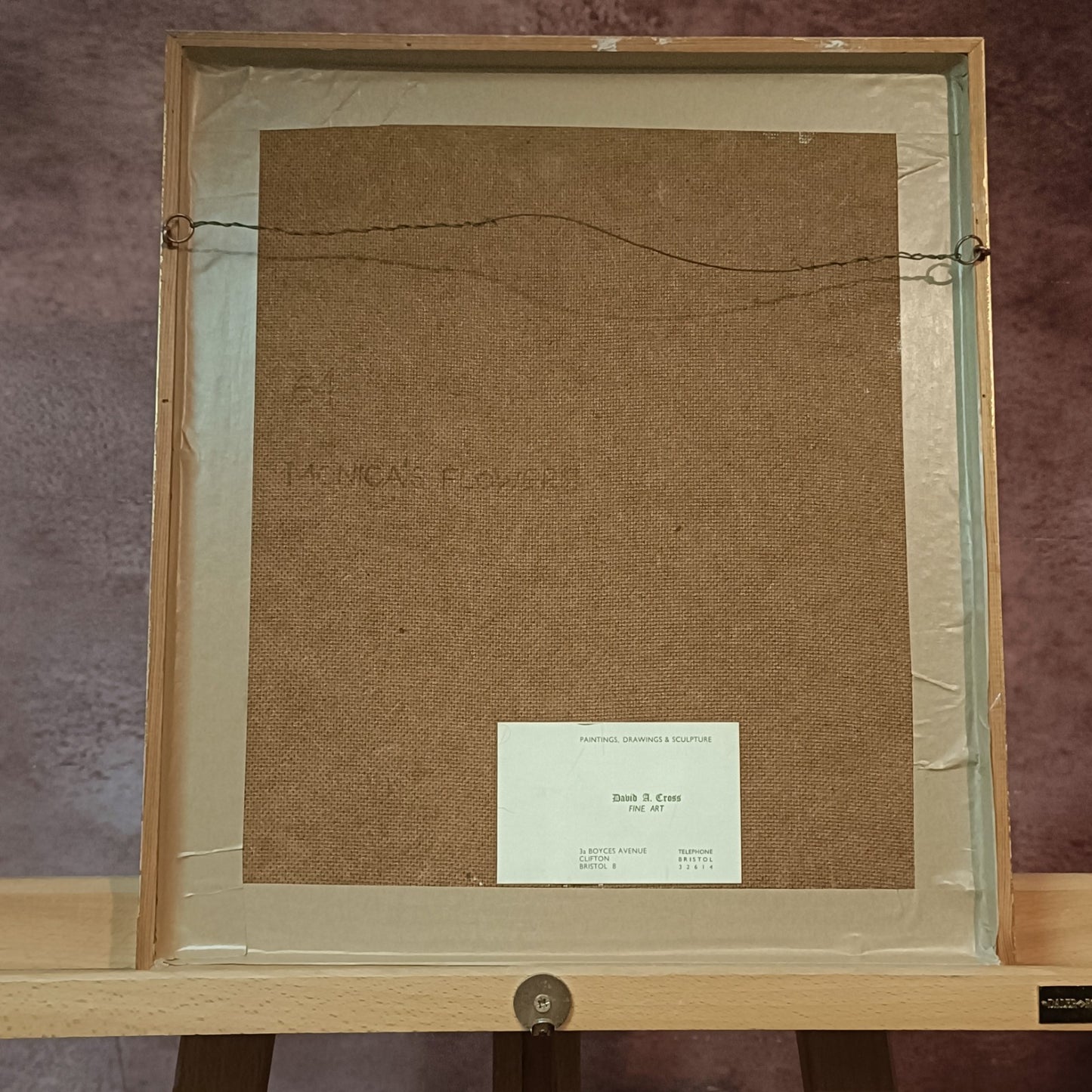 LEWIS MITCHELL (b.1938) Original Oil painting on Board "Monica's Flowers"