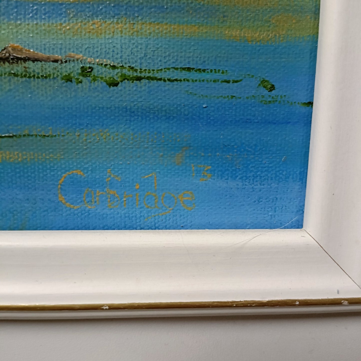 JOHN CORBRIDGE Framed Original Oil Painting Seascape