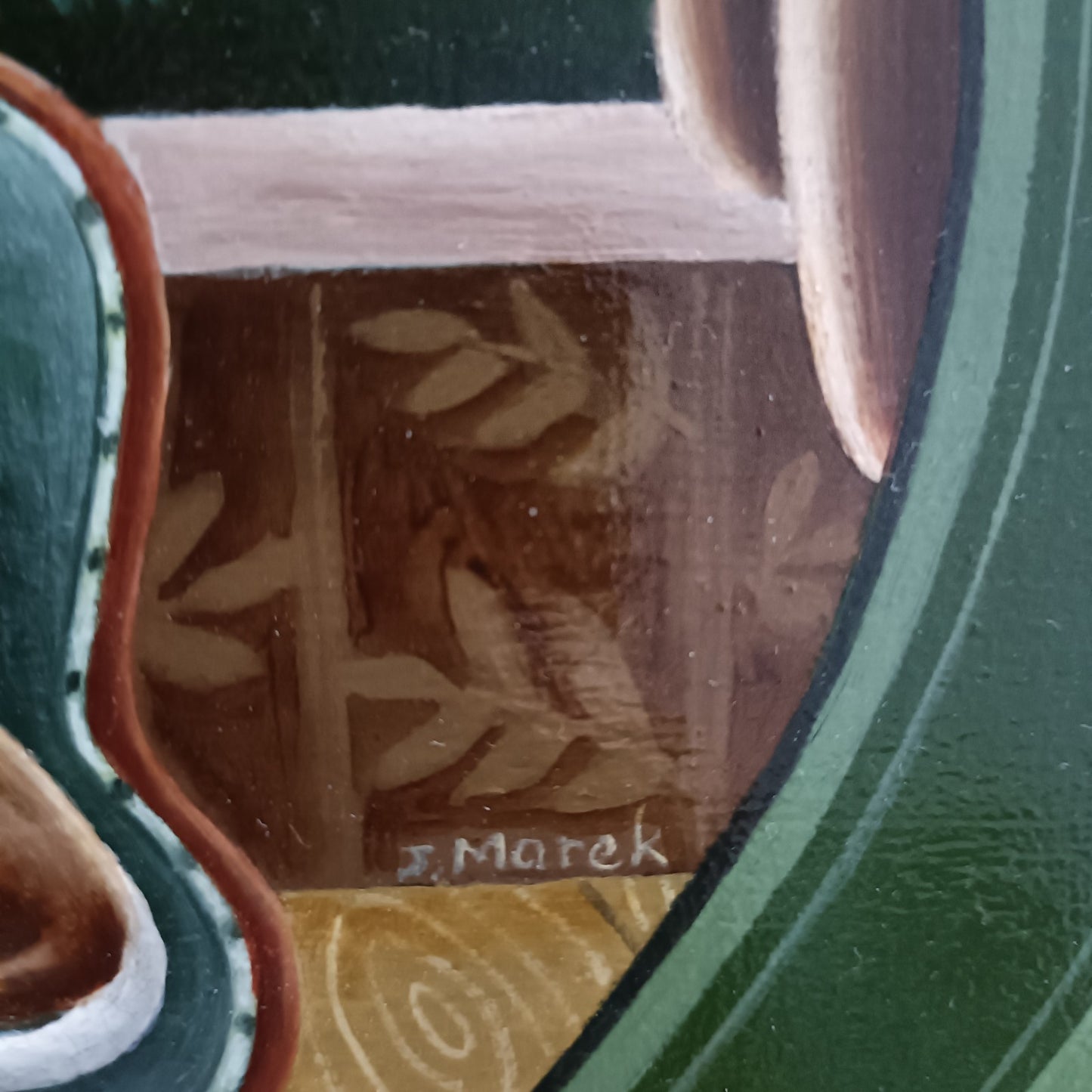 JERZY MAREK (1925-2014) Original Oil Painting on Board "Partners"