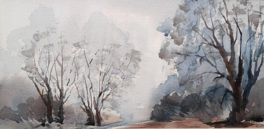 FRED JONES Original Watercolour landscape
