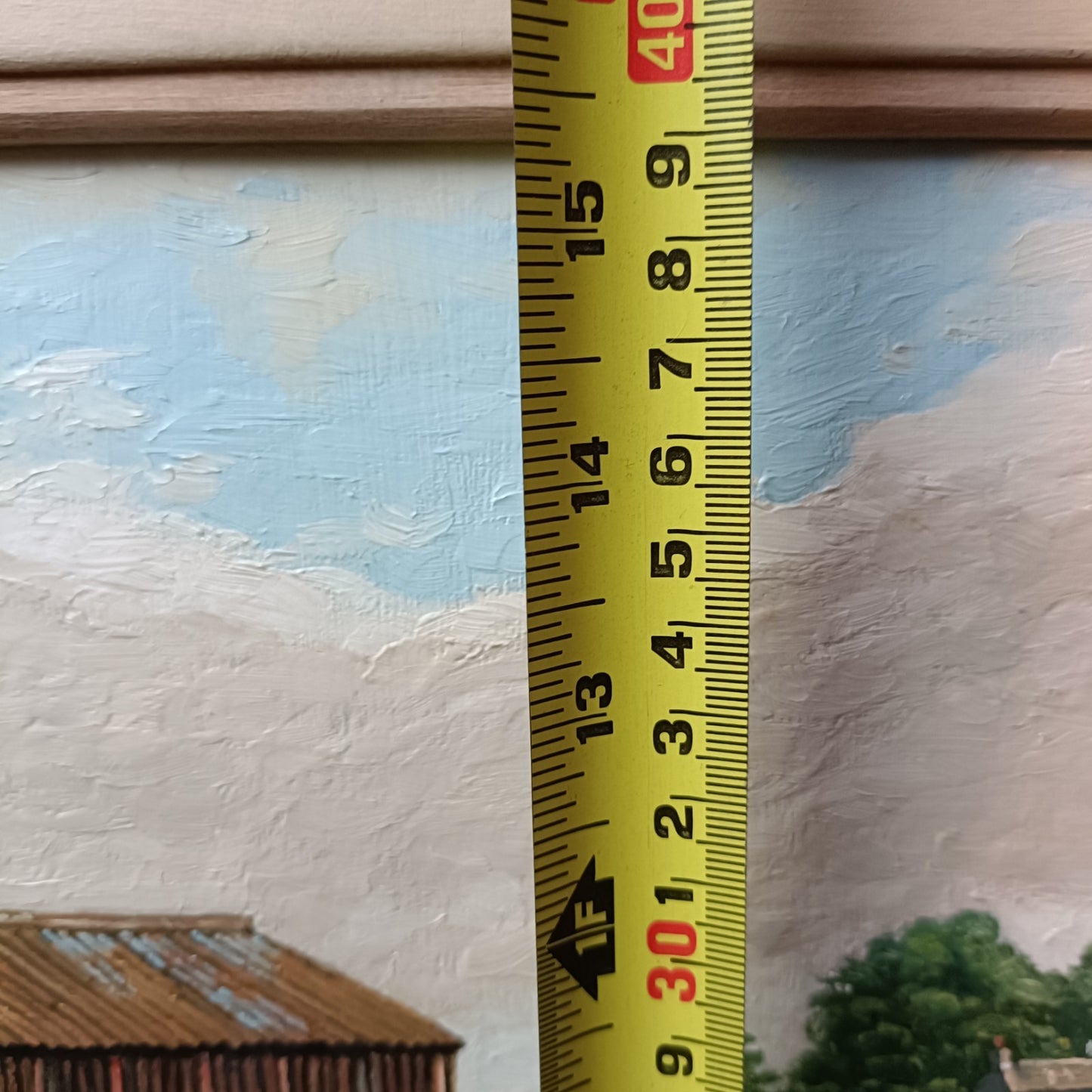 ALAN HOLTBY BROWN Original Oil Painting on board "A Yorkshire Meadow"