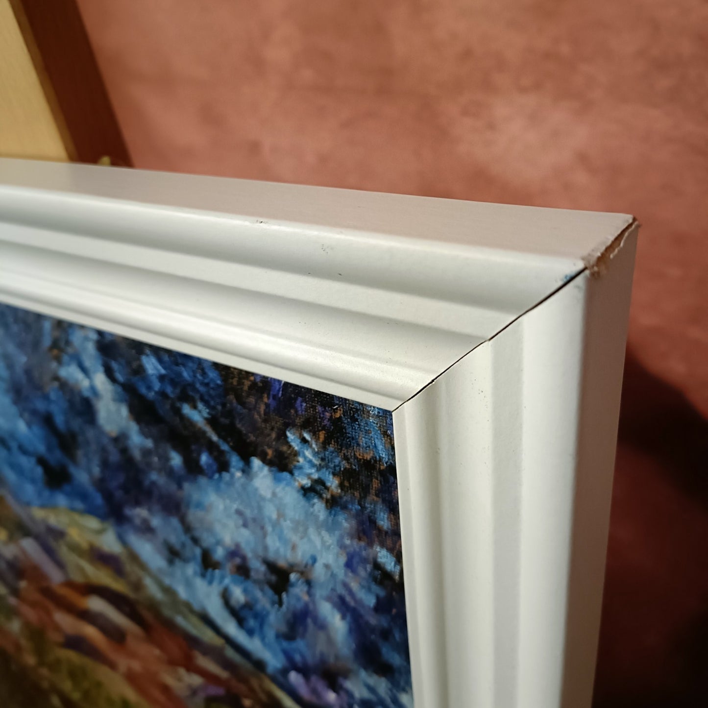 MARK REED Framed Original Oil on Board "The Olive Harvest"