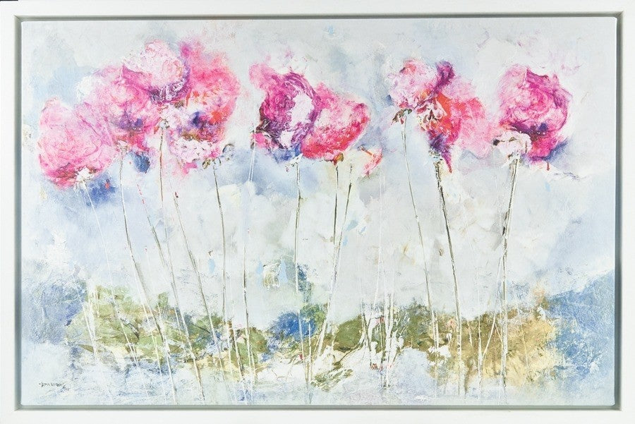Signed limited edition framed art print "Grace And Beauty III" by Emilija Pasagic, numbered 9 of 95, with elegant framing.
