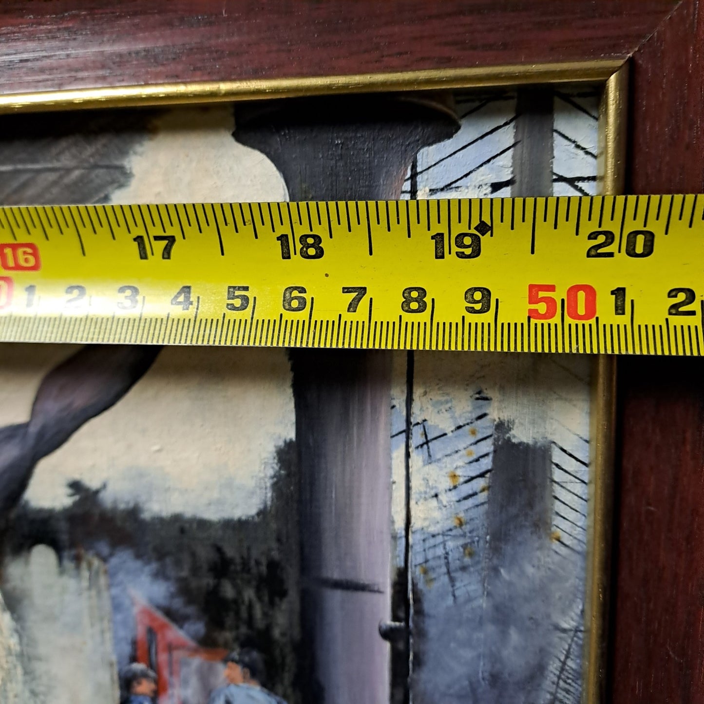 FRANK BOOTH Signed, Framed Original Oil Painting "Hey up Harry! She's Full"