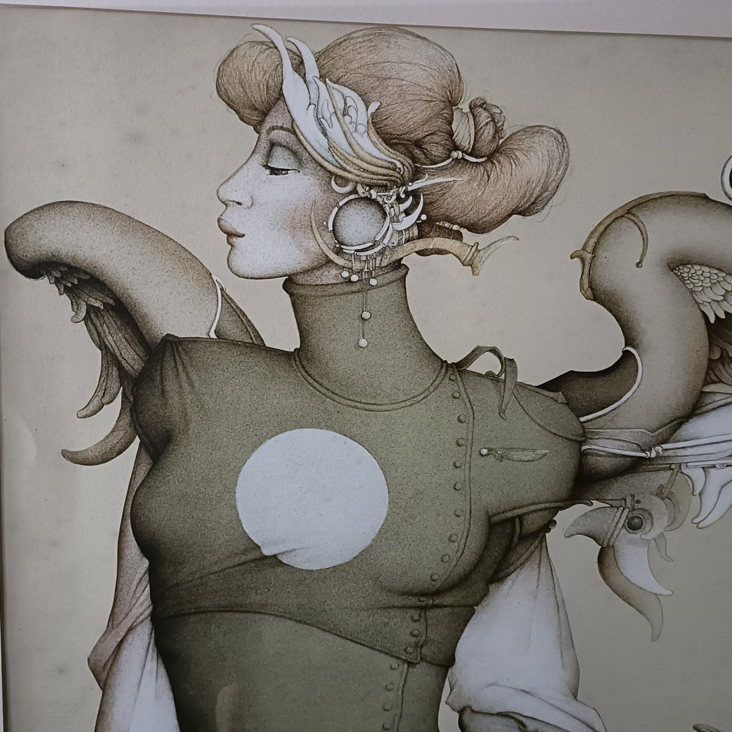 MICHAEL PARKES (b.1944) AP 2/25  Fingerprinted & Signed "Surrender To The Light"