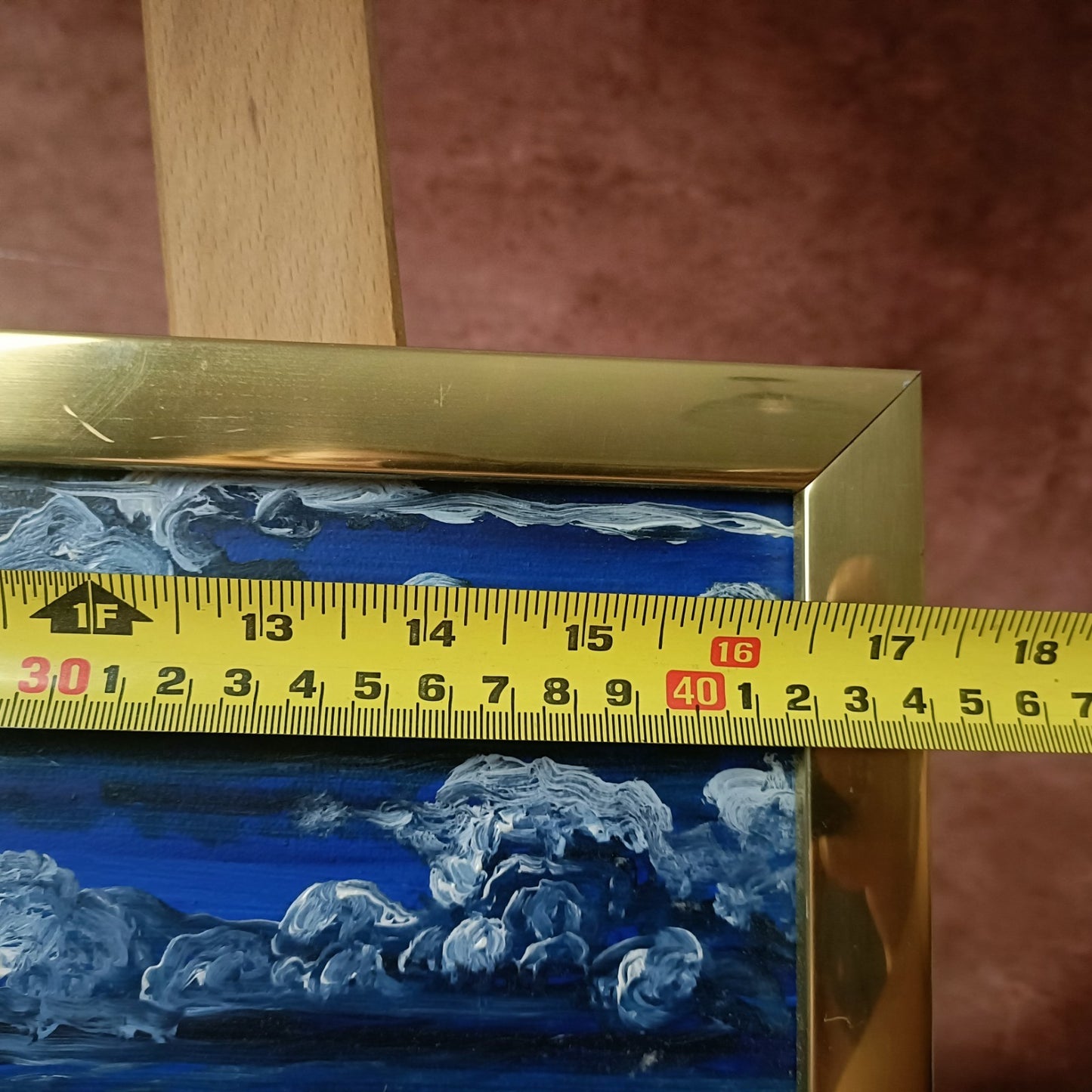 LEWIS MITCHELL (b.1938) Original Oil Painting on Board "Four Masts"