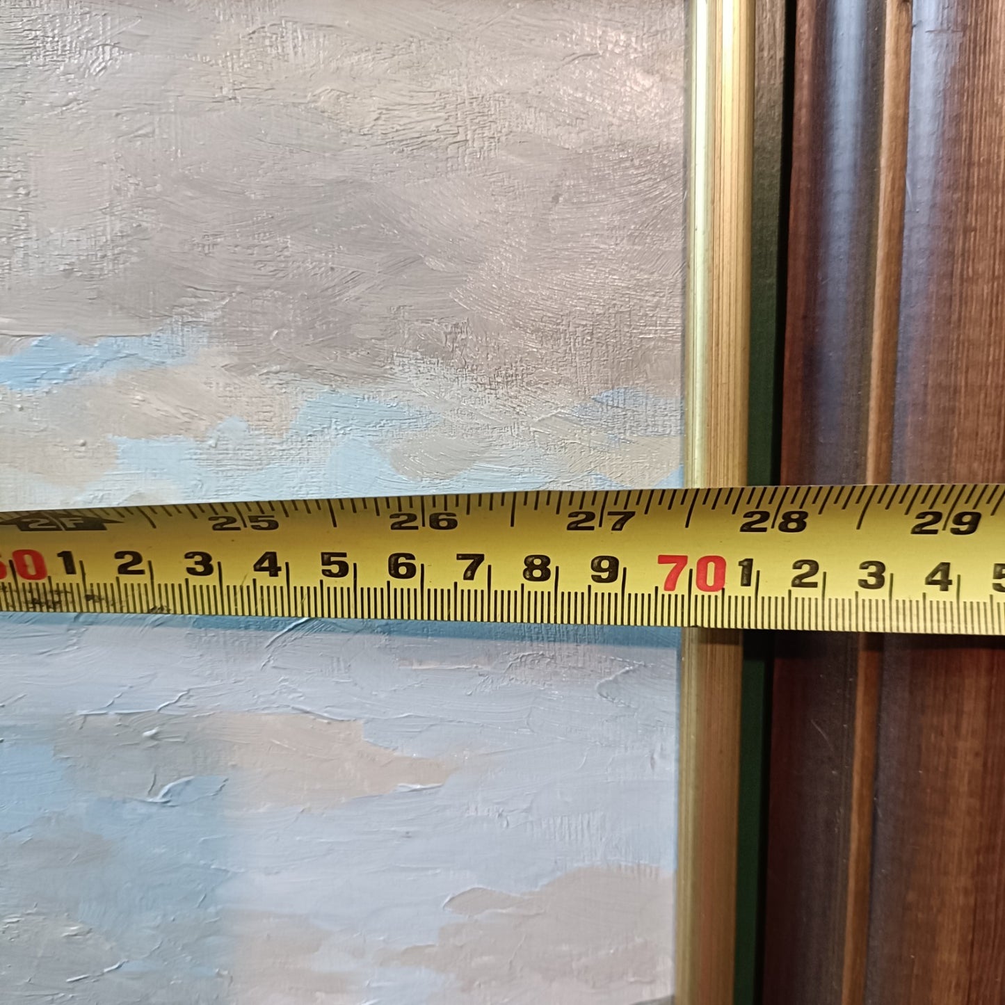 ALAN HOLTBY BROWN Original Oil Painting on board "Coverdale Abbey, Yorkshire"