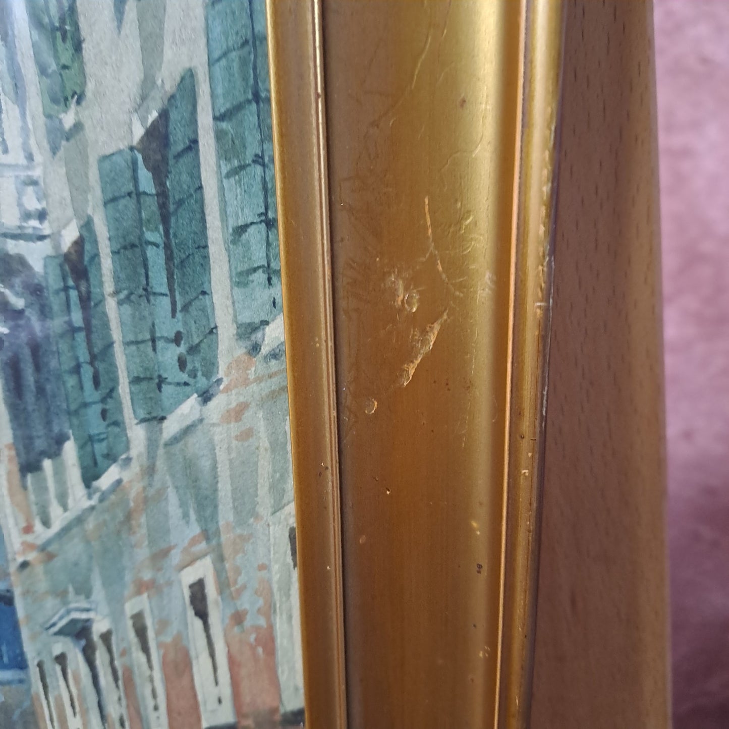 COUNTESS AGNES MINOTTO (1862-1927) Original Watercolour "Venice Scene"