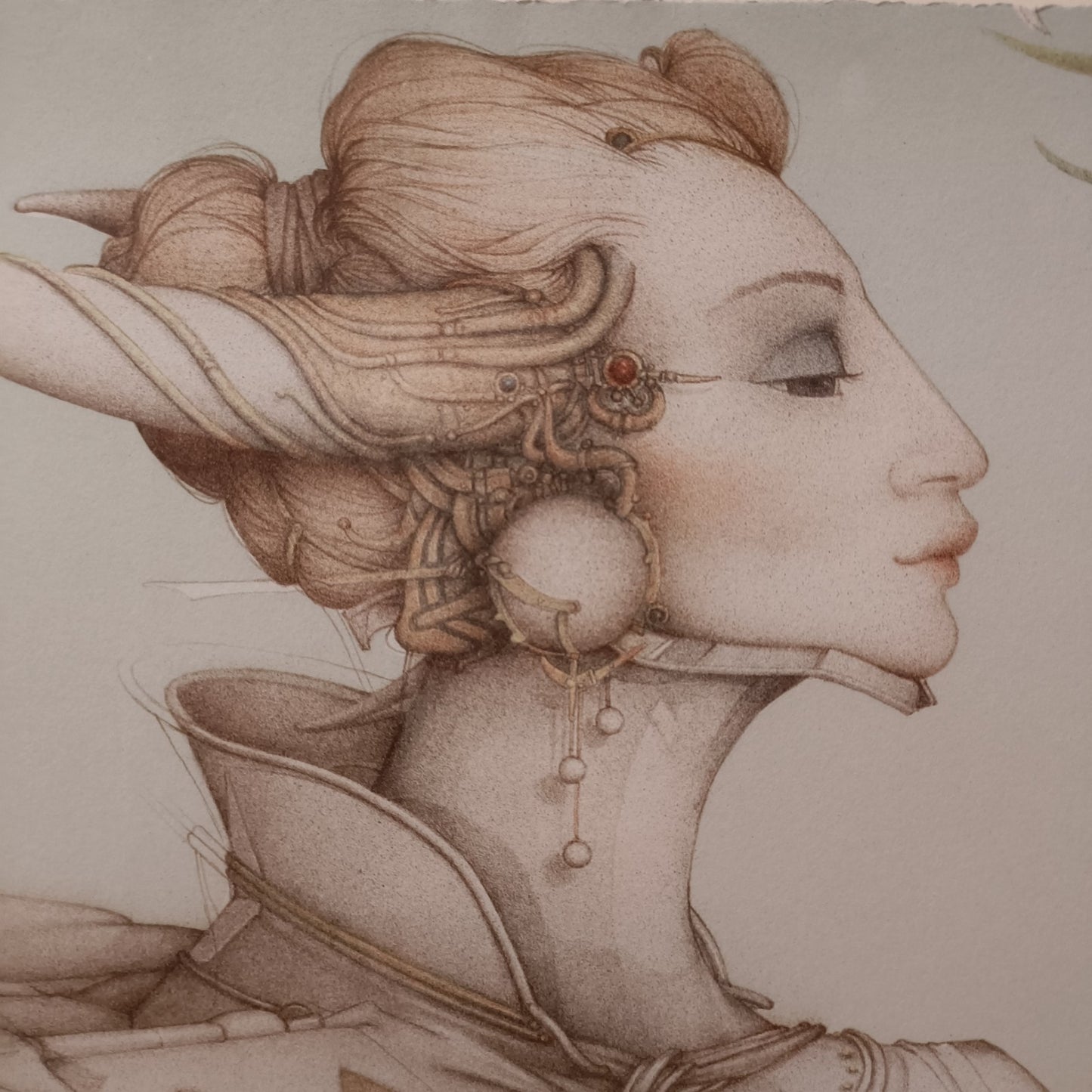 MICHAEL PARKES (B.1944) Artist Proof Fingerprinted & Signed 4/25 "Stalking"