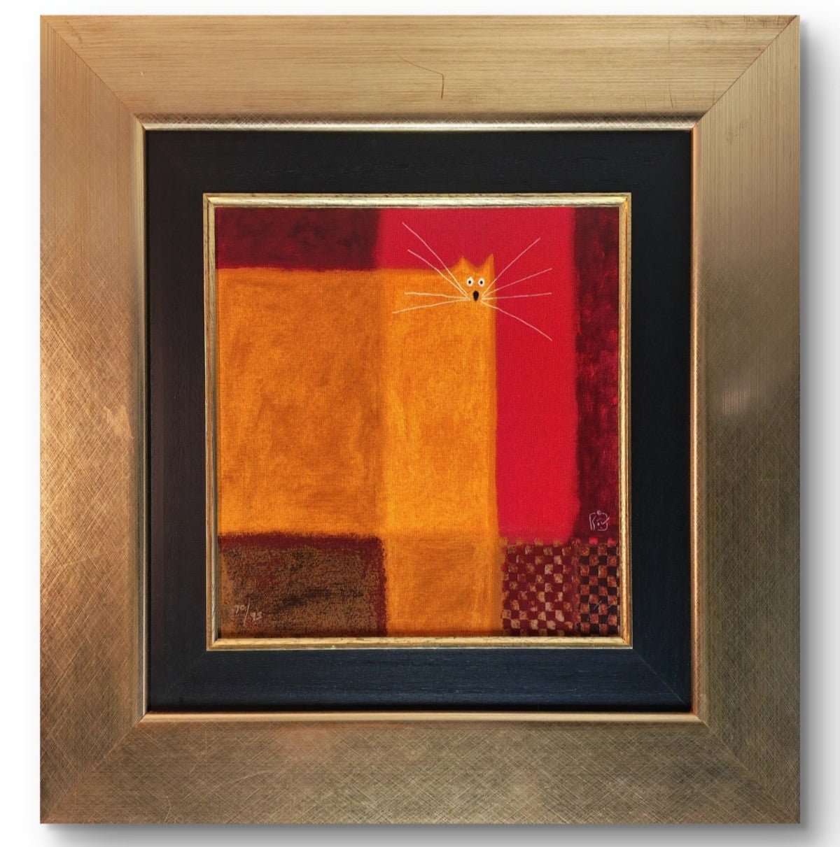 GOVINDER NAZRAN "Bo Jangles" Signed Framed Limited Edition Canvas 70/95