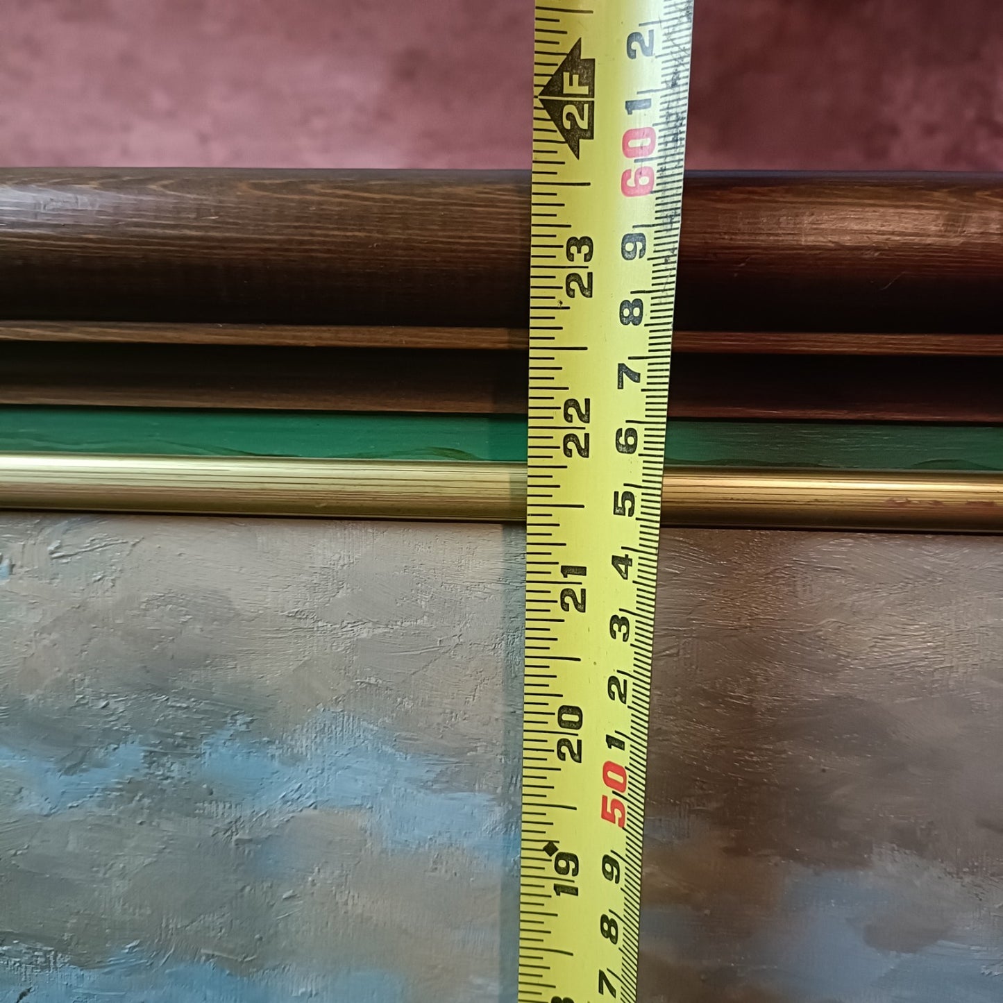 ALAN HOLTBY BROWN Original Oil Painting on board "Coverdale Abbey, Yorkshire"