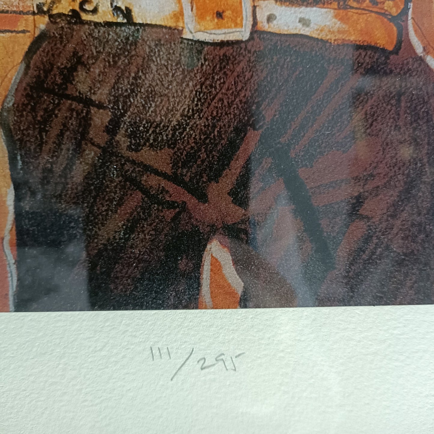 RONNIE WOOD (1947–) Framed Signed Limited Edition “Play On Hands” 111/295