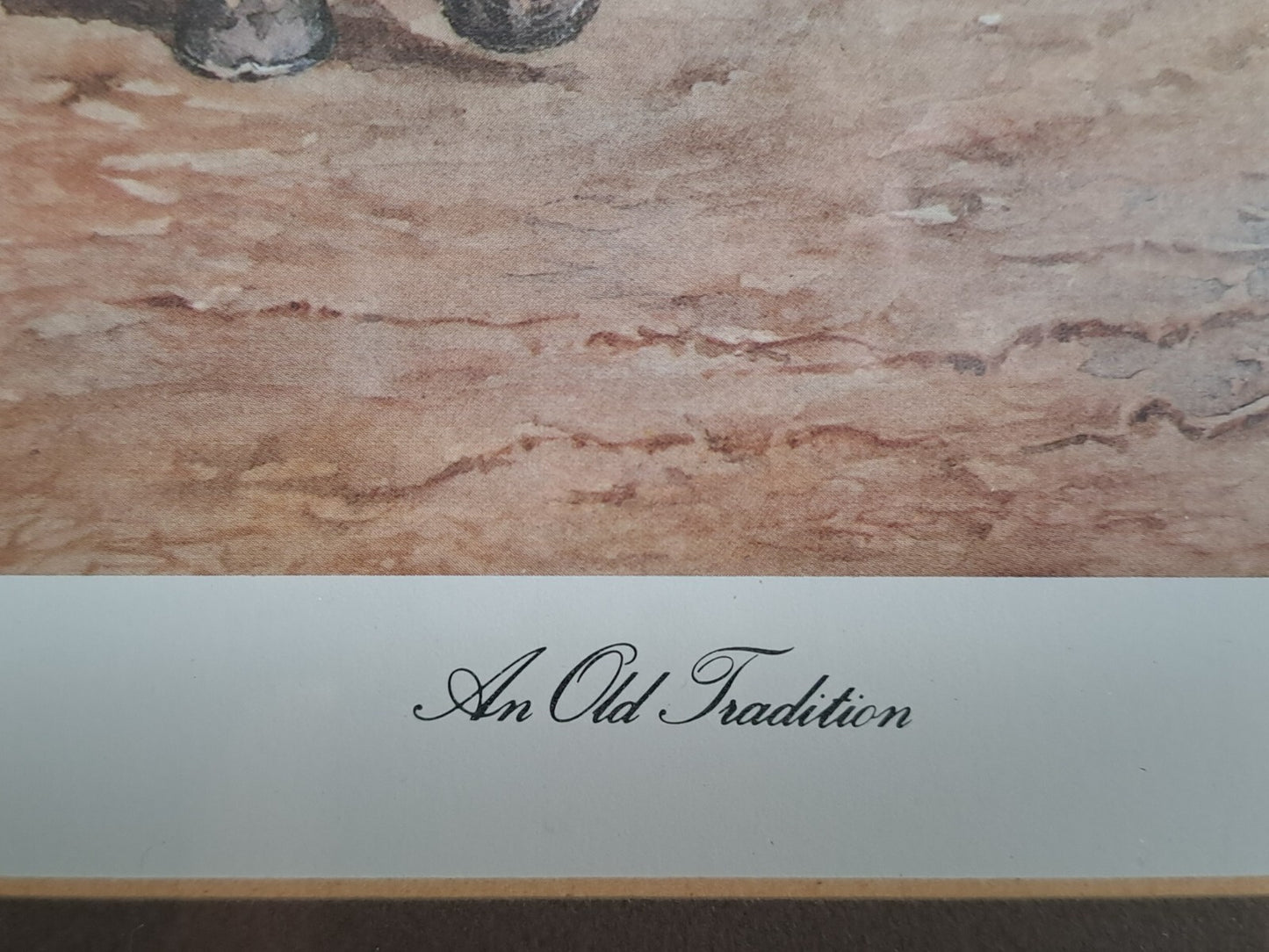 ANTHONY FORSTER Ltd Edition Print "An Old Tradition" Hunting Painting 104/850