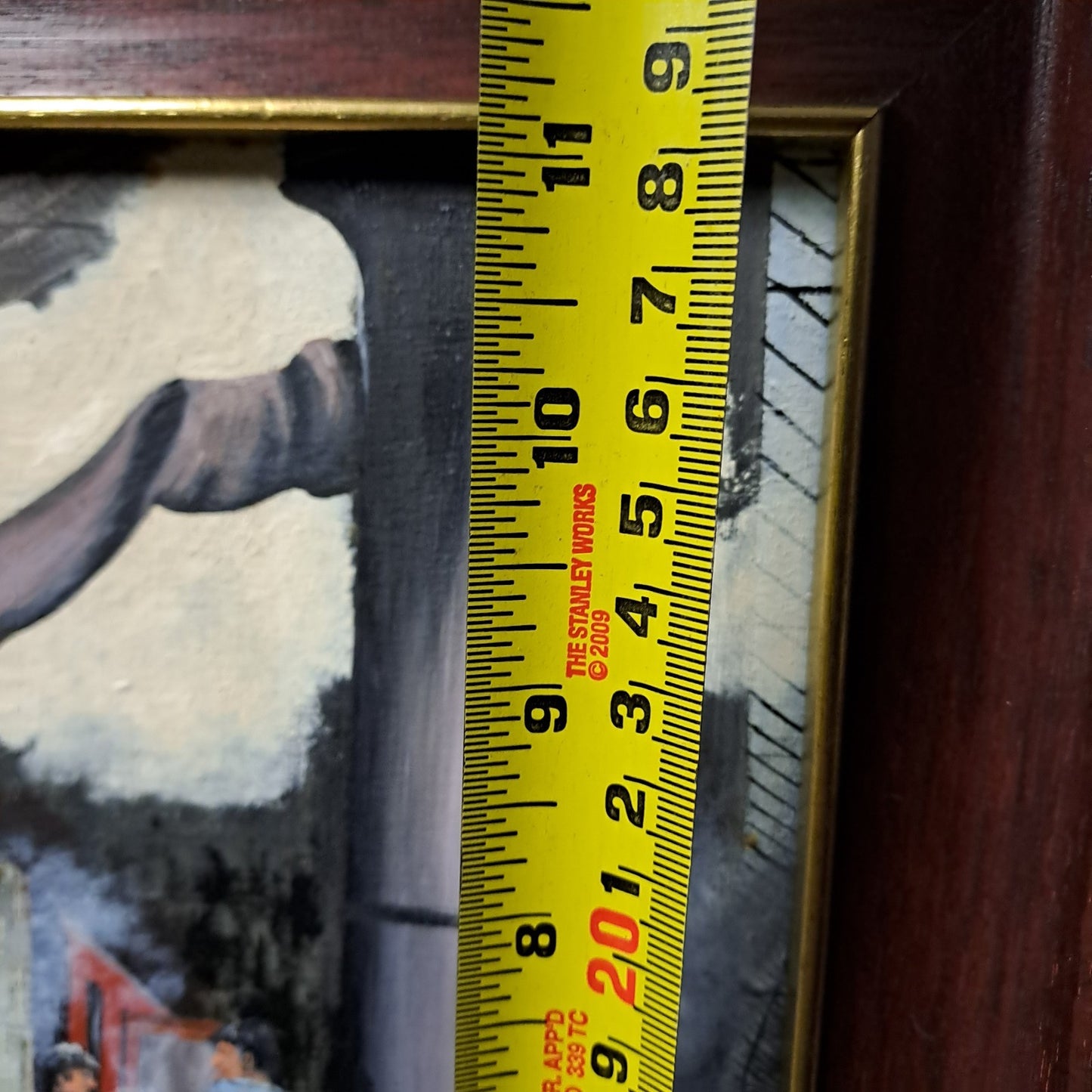 FRANK BOOTH Signed, Framed Original Oil Painting "Hey up Harry! She's Full"