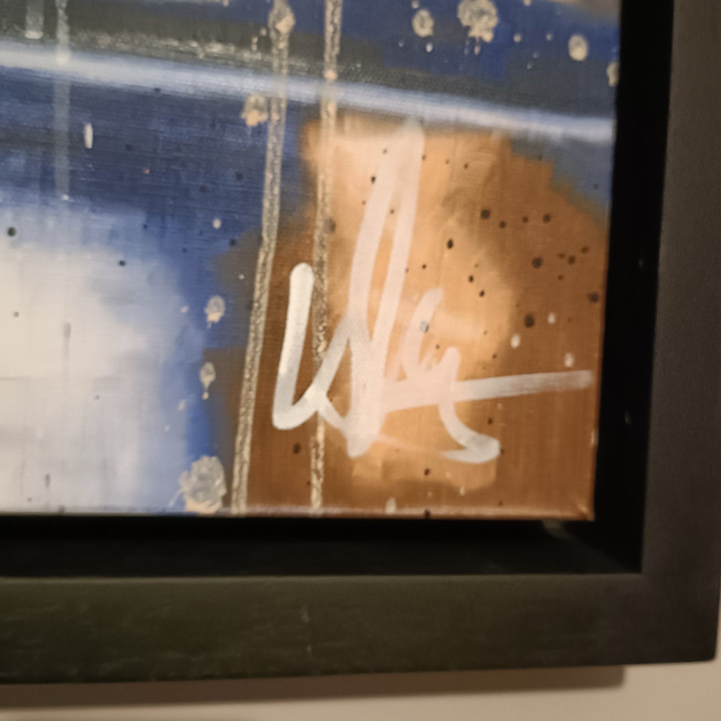 KRIS HARDY (b.1978) Large Framed Original Oil Painting "Westminster at Night II"