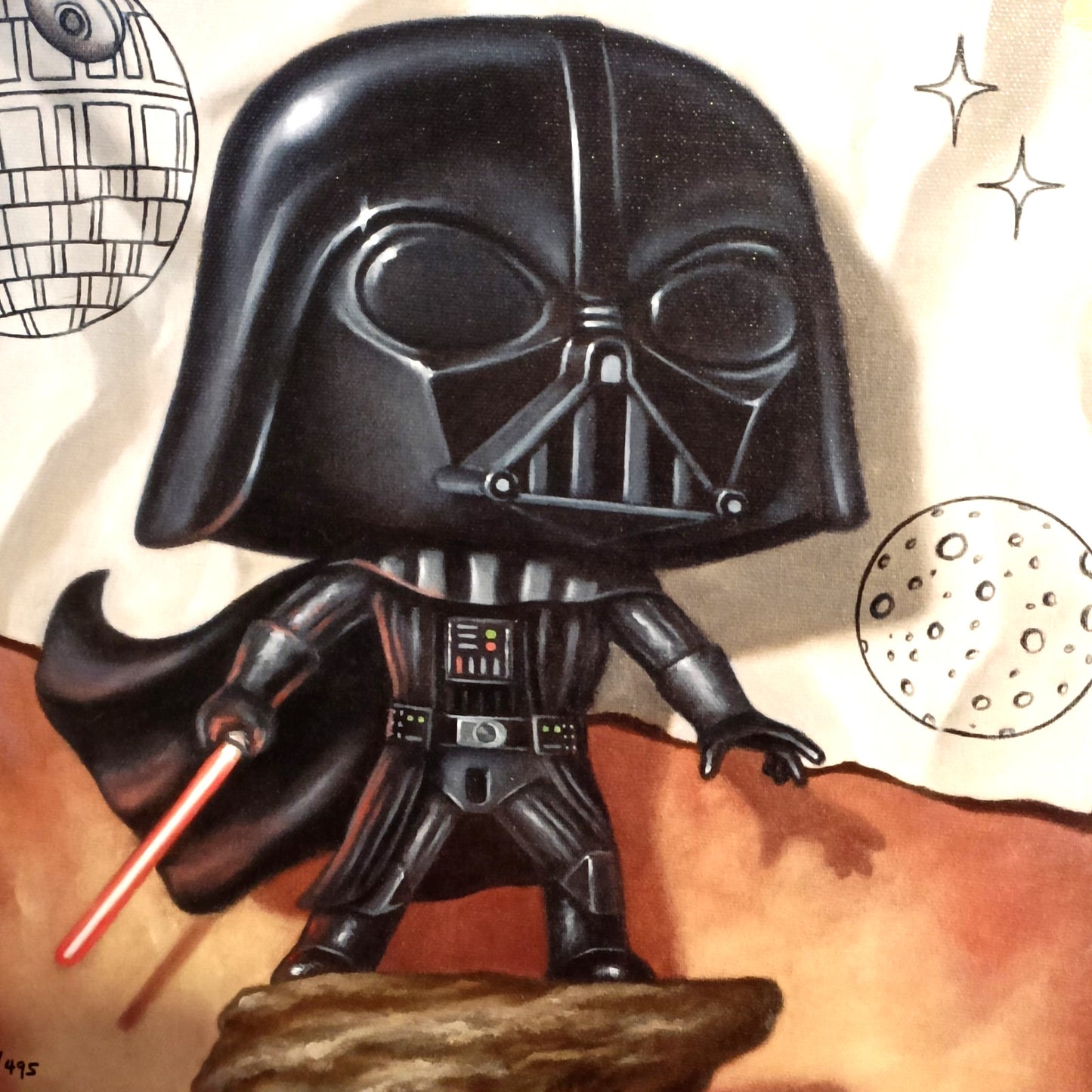 NIGEL HUMPHRIES Signed Limited Edition Print "The Dark Side" 224/495