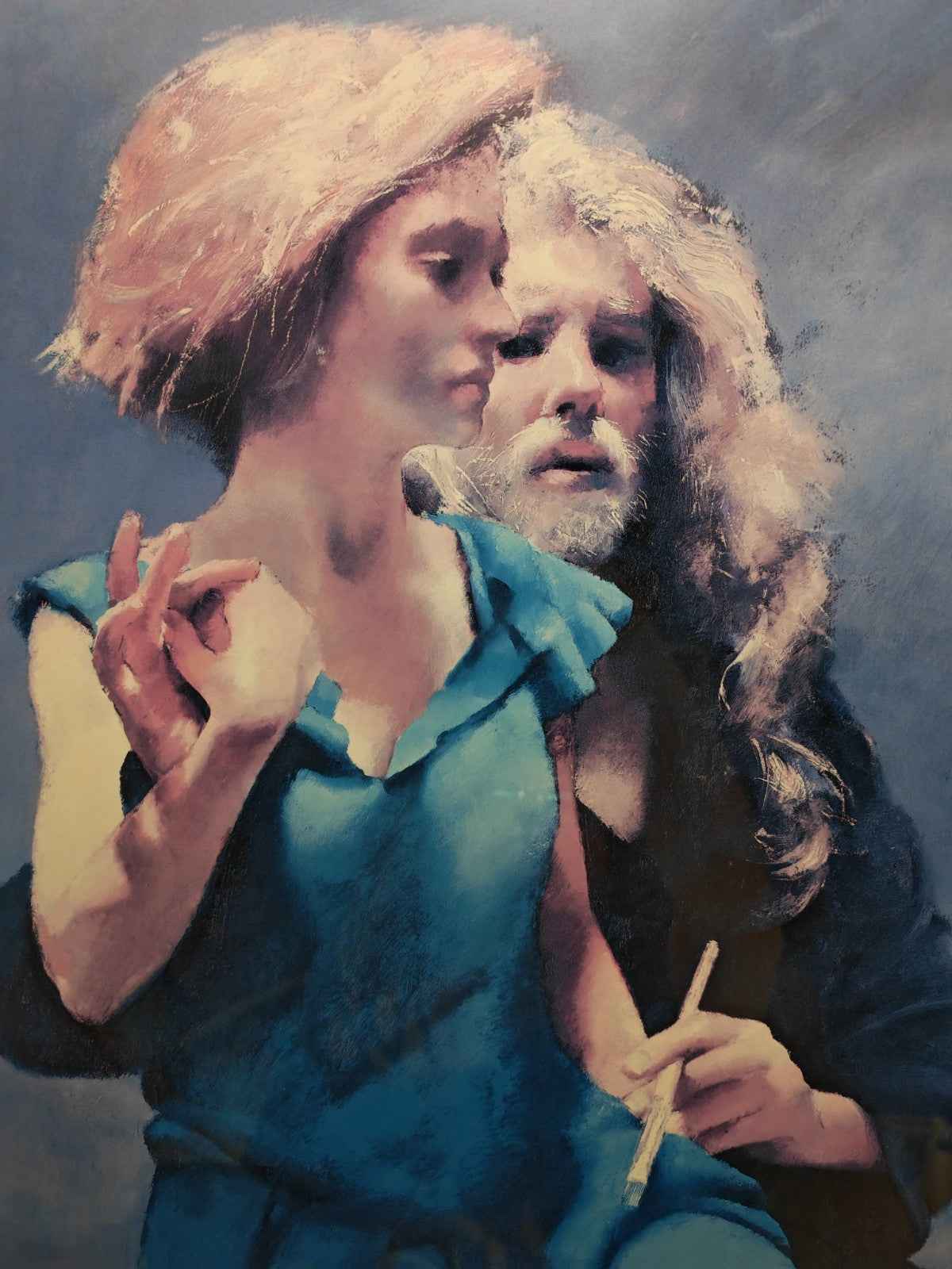 ROBERT LENKIEWICZ Signed Framed Limited Edition "Bella with the Painter" 272/550