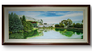 JOHN POWELL (1932) "Kilnsey, Wharfedale" Signed Original Acrylic Painting Framed