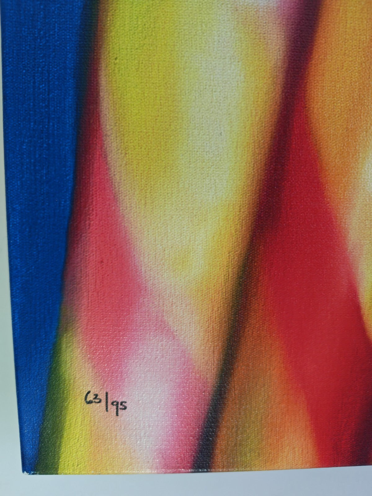 SARAH GRAHAM Signed Limited Edition Canvas "Candy Canes" 63/95