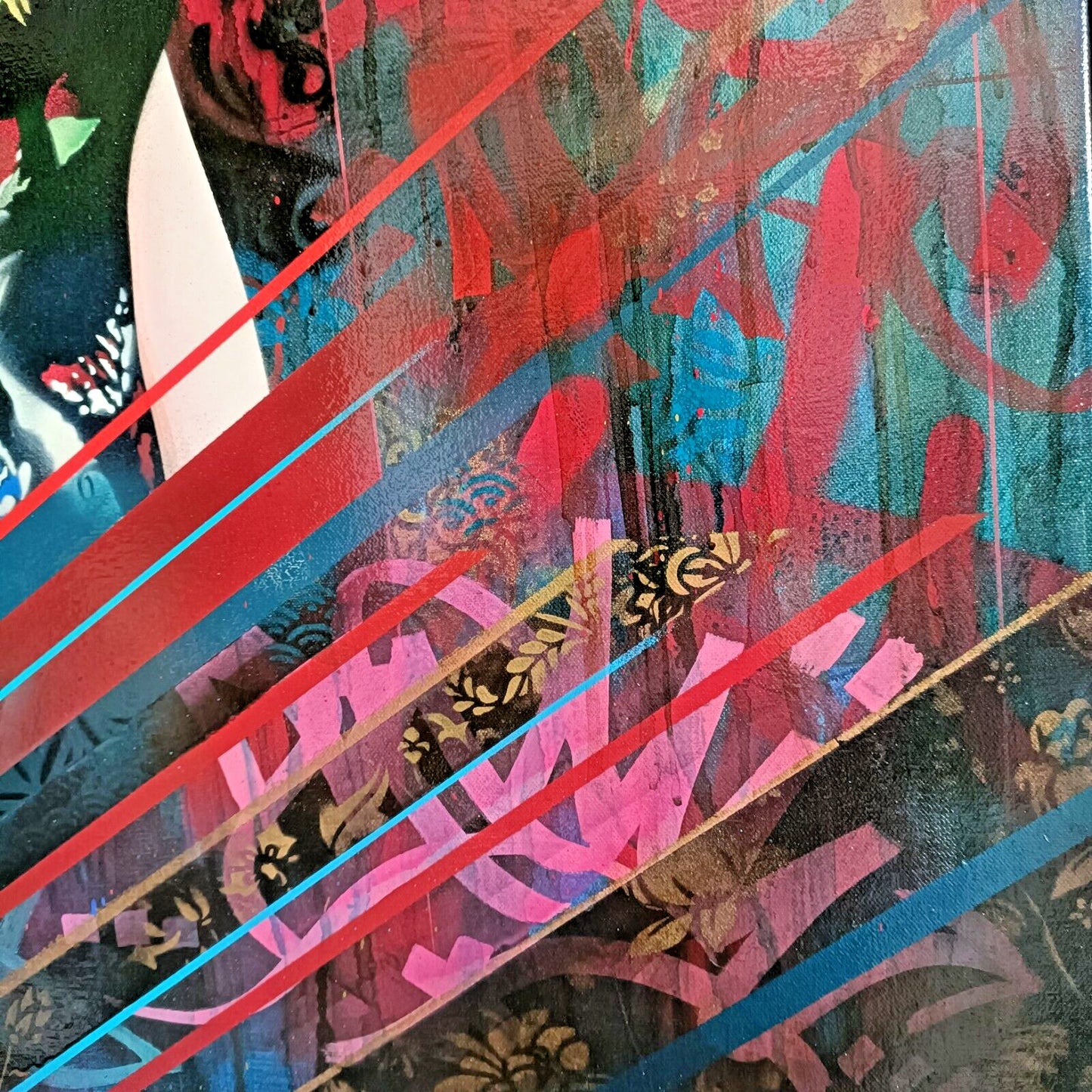 TROIKA Original Mixed Media on Canvas, "Authentic"