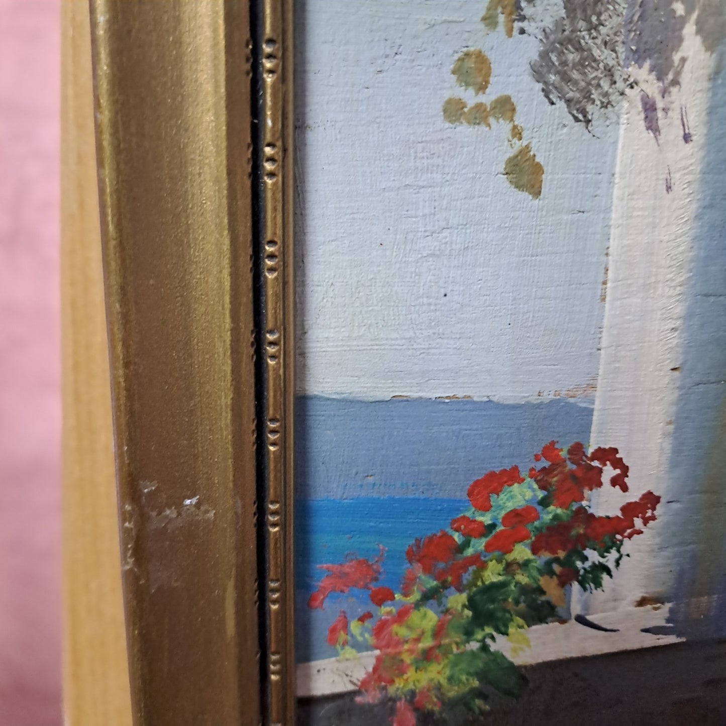 GUSTAVE LINO (1893 — 1961) Original Oil Painting "Capri"