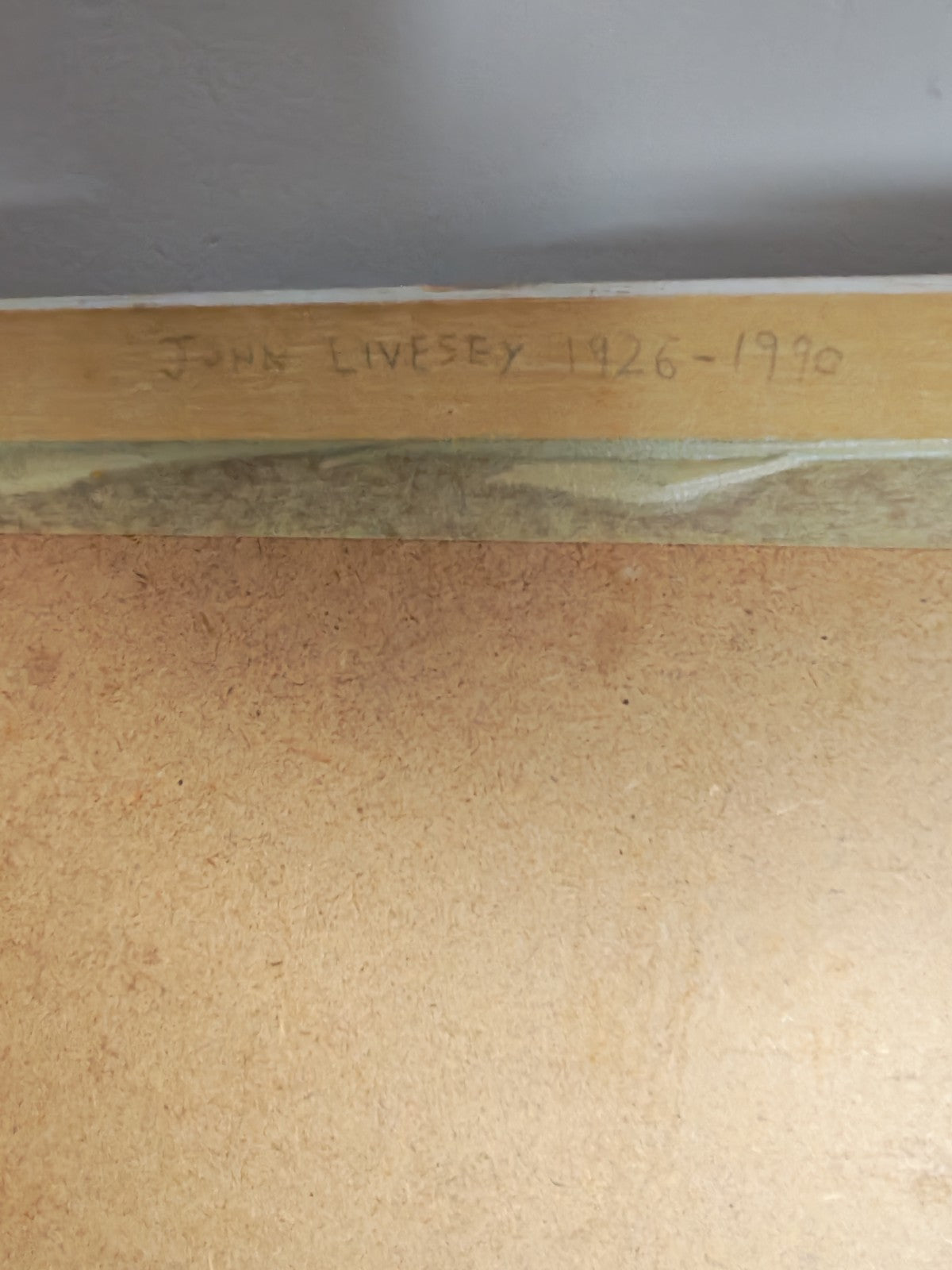 JOHN LIVESEY (1926-1990) "Still Life" Signed Framed Original Pastel