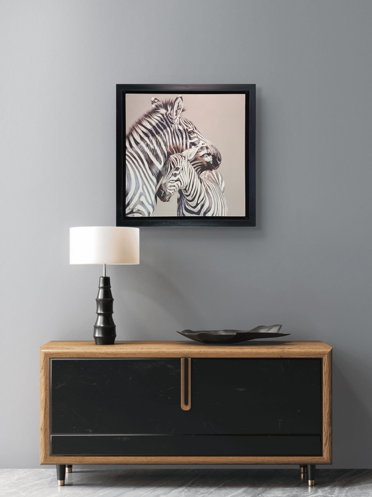 DARRYN EGGLETON (b. 1981) Framed Signed Limited Edition Canvas “Two of a Kind”