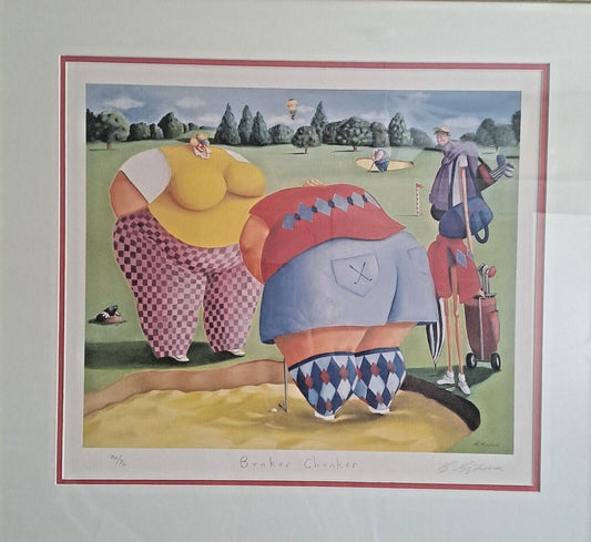 SARAH JANE SZIKORA -  Limited Edition Print Signed 706/750 "Bunker Chunker"