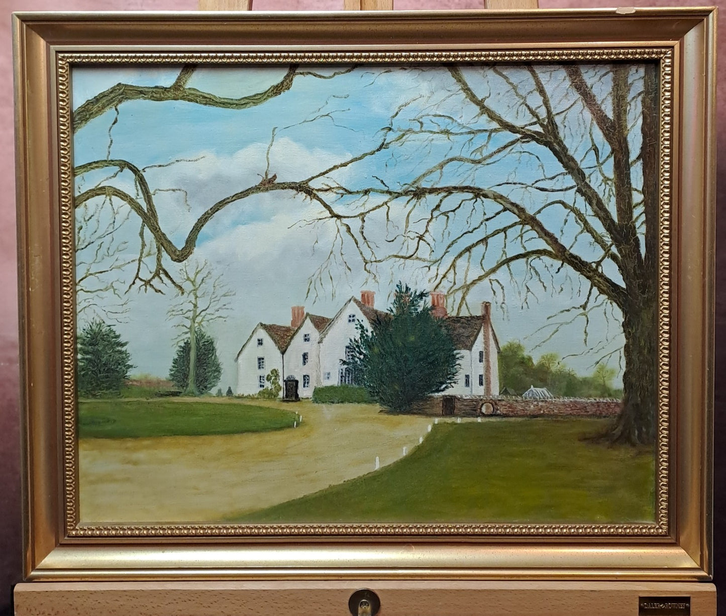 Oil on Canvas "The Grove, Tachbrook Mallory, Leamington Spa"