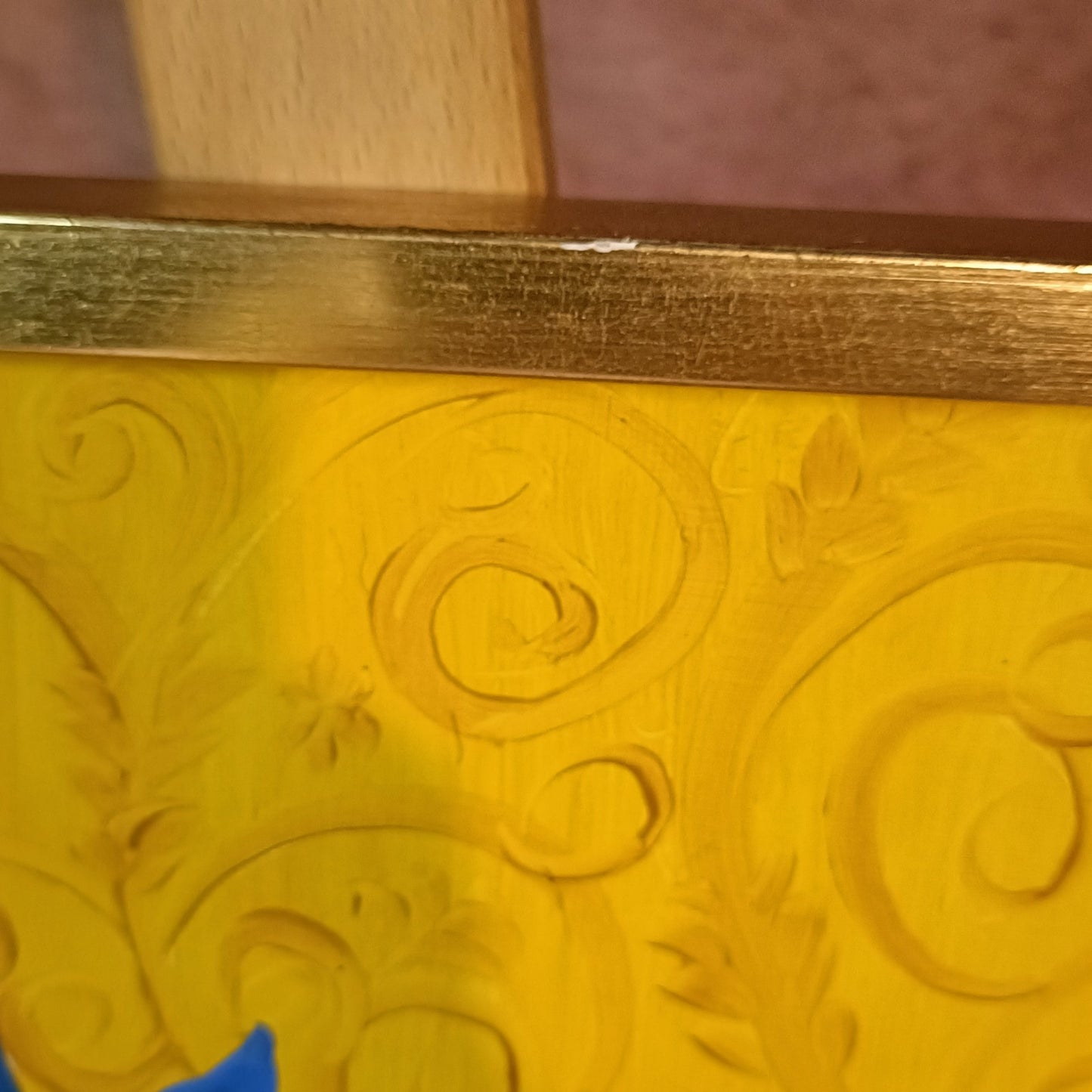 LEWIS MITCHELL (b.1938) Original Oil Painting on Board "Pauline's Flowers"