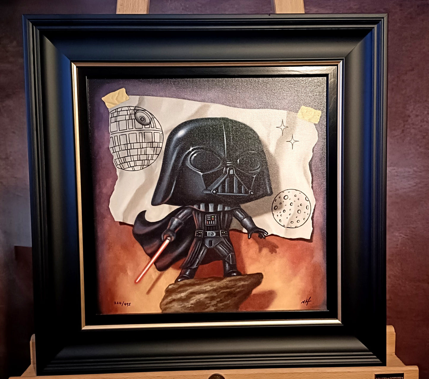 NIGEL HUMPHRIES Signed Limited Edition Print "The Dark Side" 224/495