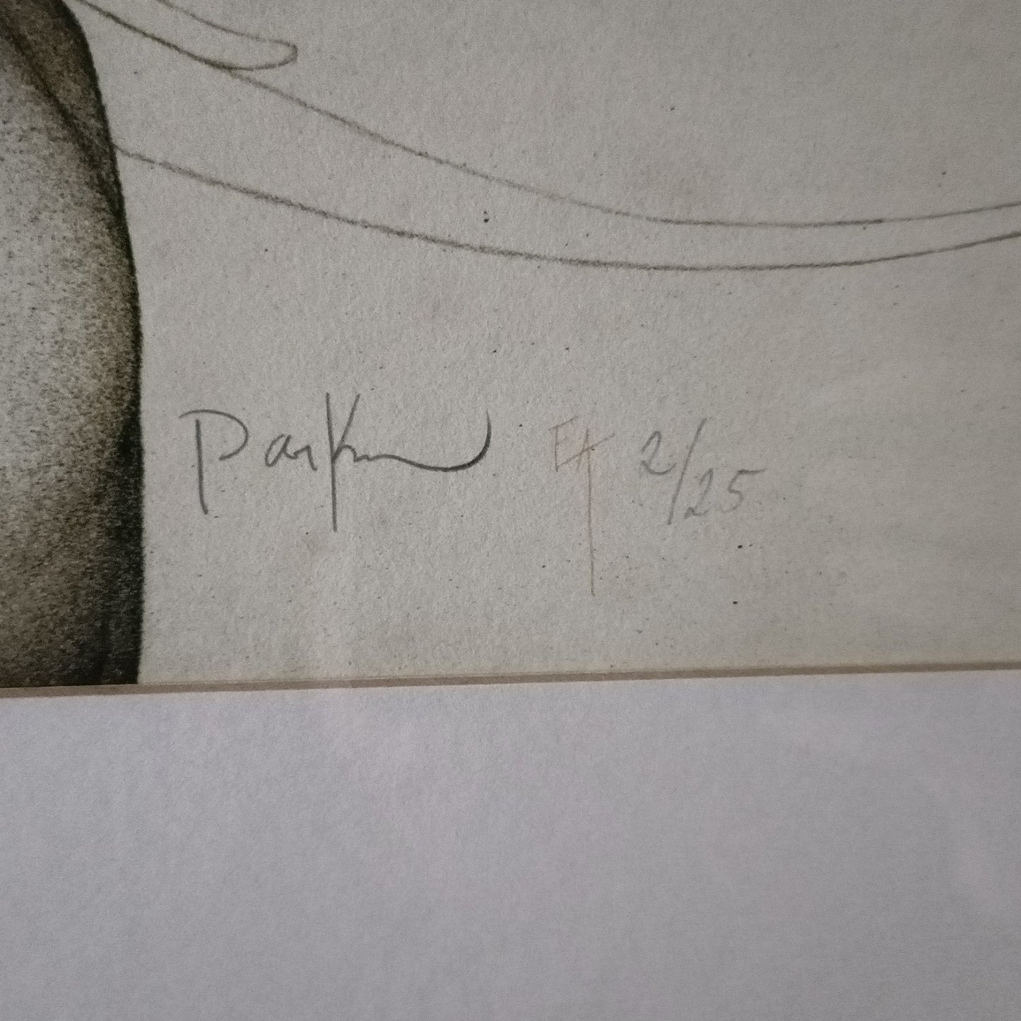 MICHAEL PARKES (b.1944) AP 2/25  Fingerprinted & Signed "Surrender To The Light"