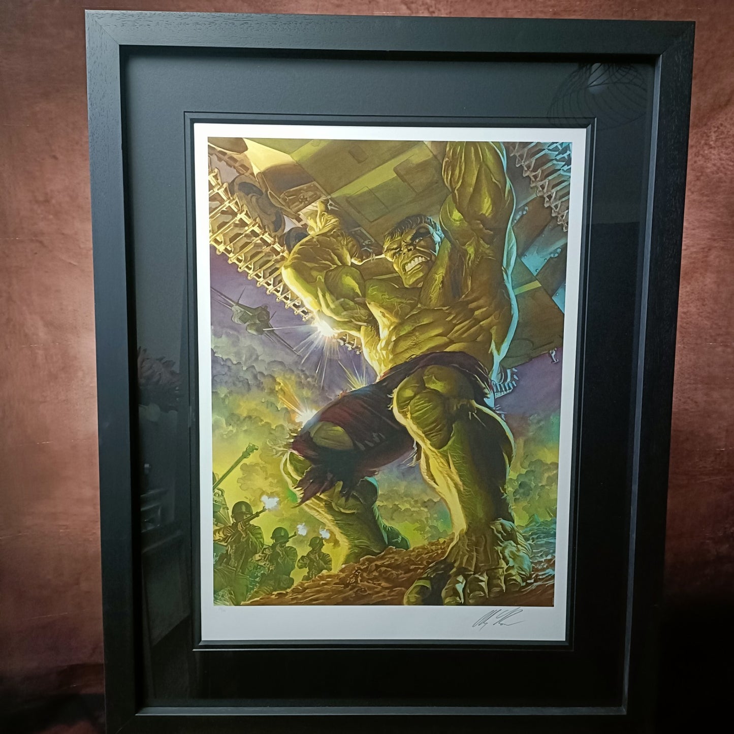 ALEX ROSS Signed Limited Edition Print - Marvel Comics "Immortal Hulk" 26/195