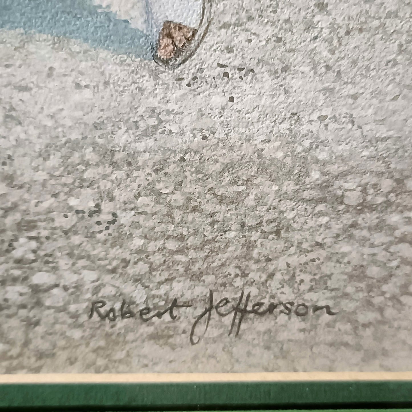 ROBERT B JEFFERSON Framed Original Gouache "Stray Visitor - Levens Hall"