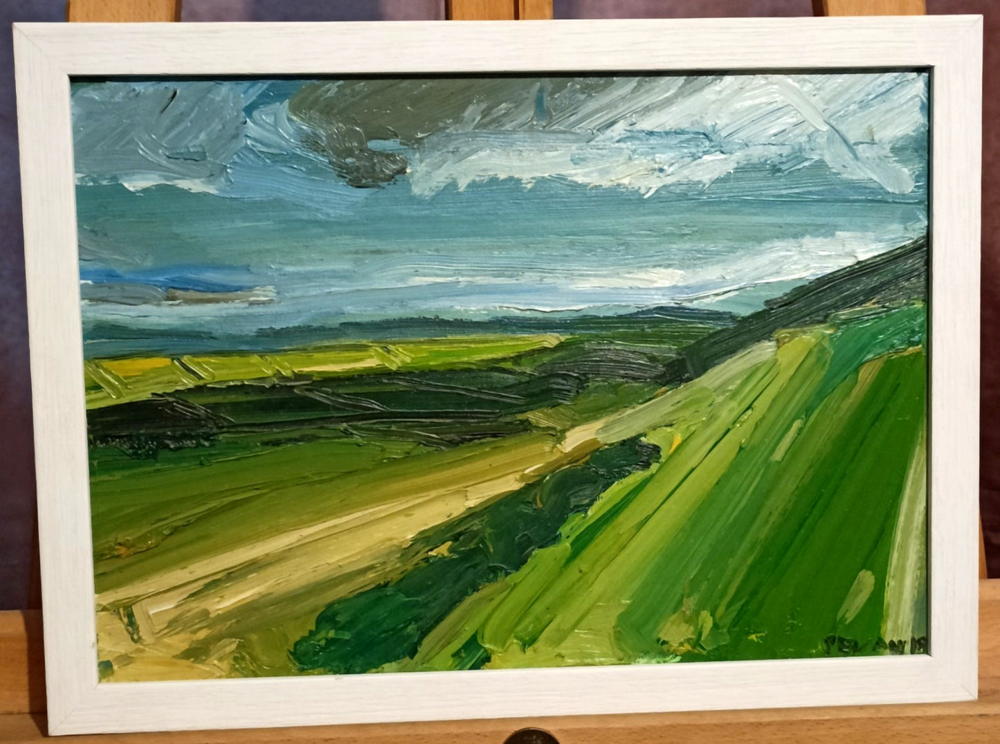 SEVAN MALIKYAN (b.1972) Framed Original oil Painting "Up by Bay Lough" (Ireland)