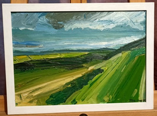 SEVAN MALIKYAN (b.1972) Framed Original oil Painting "Up by Bay Lough" (Ireland)