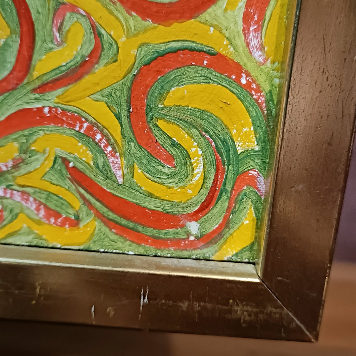 LEWIS MITCHELL (b.1938) Original Oil painting on Board "Monica's Flowers"