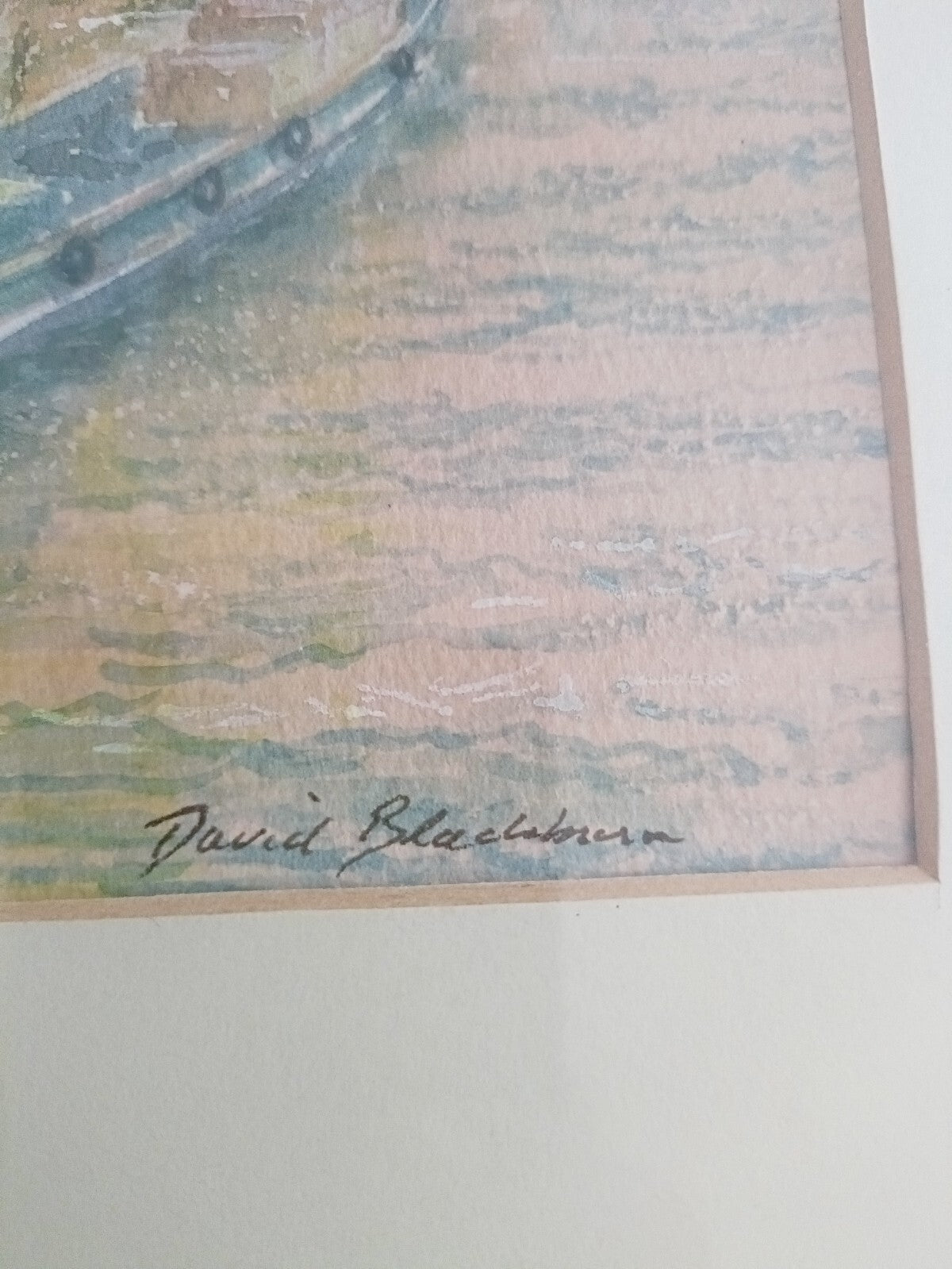 DAVID BLACKBURN Original Venetian Watercolour