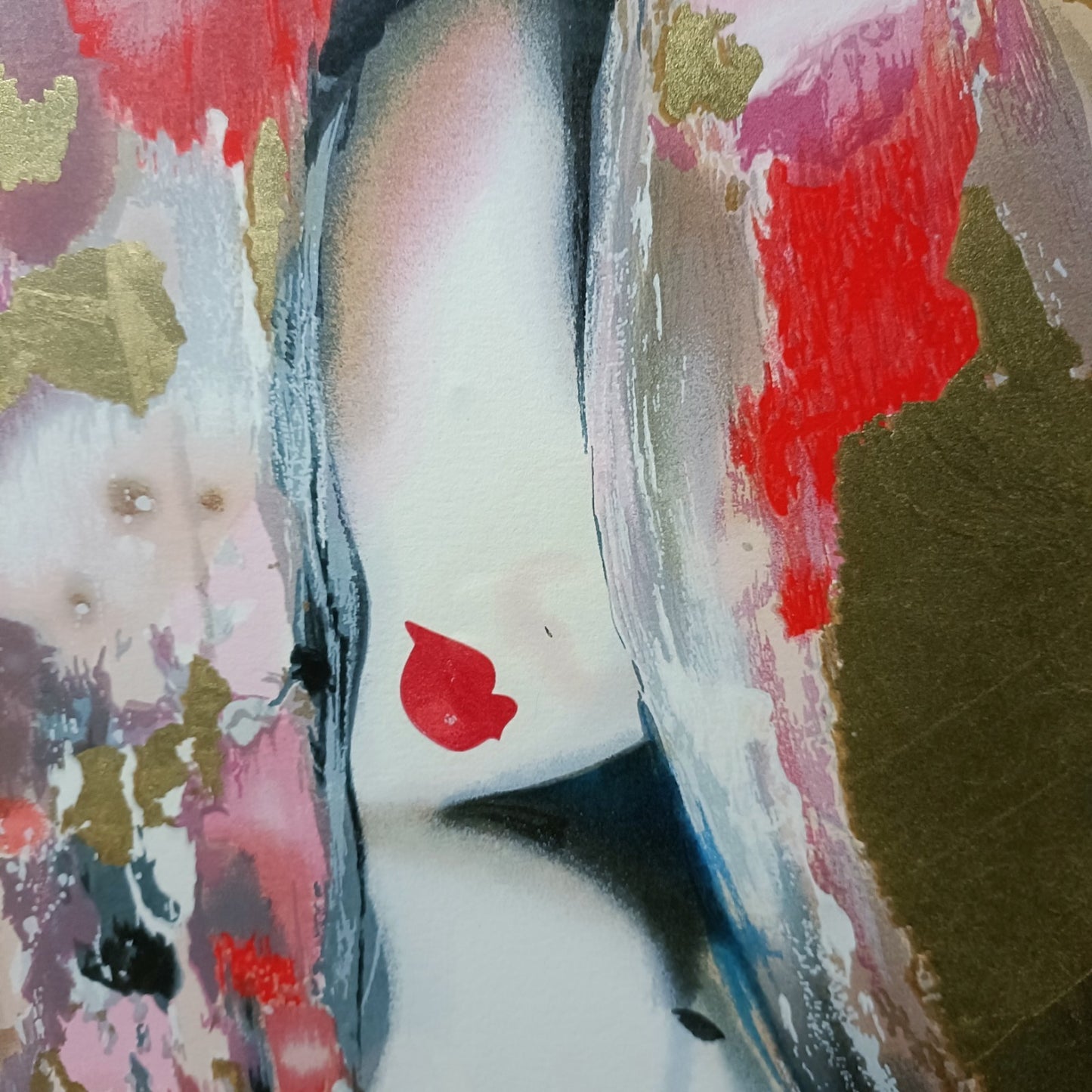 A Pair of Beautiful Abstract Females - Signed Limited Edition Print