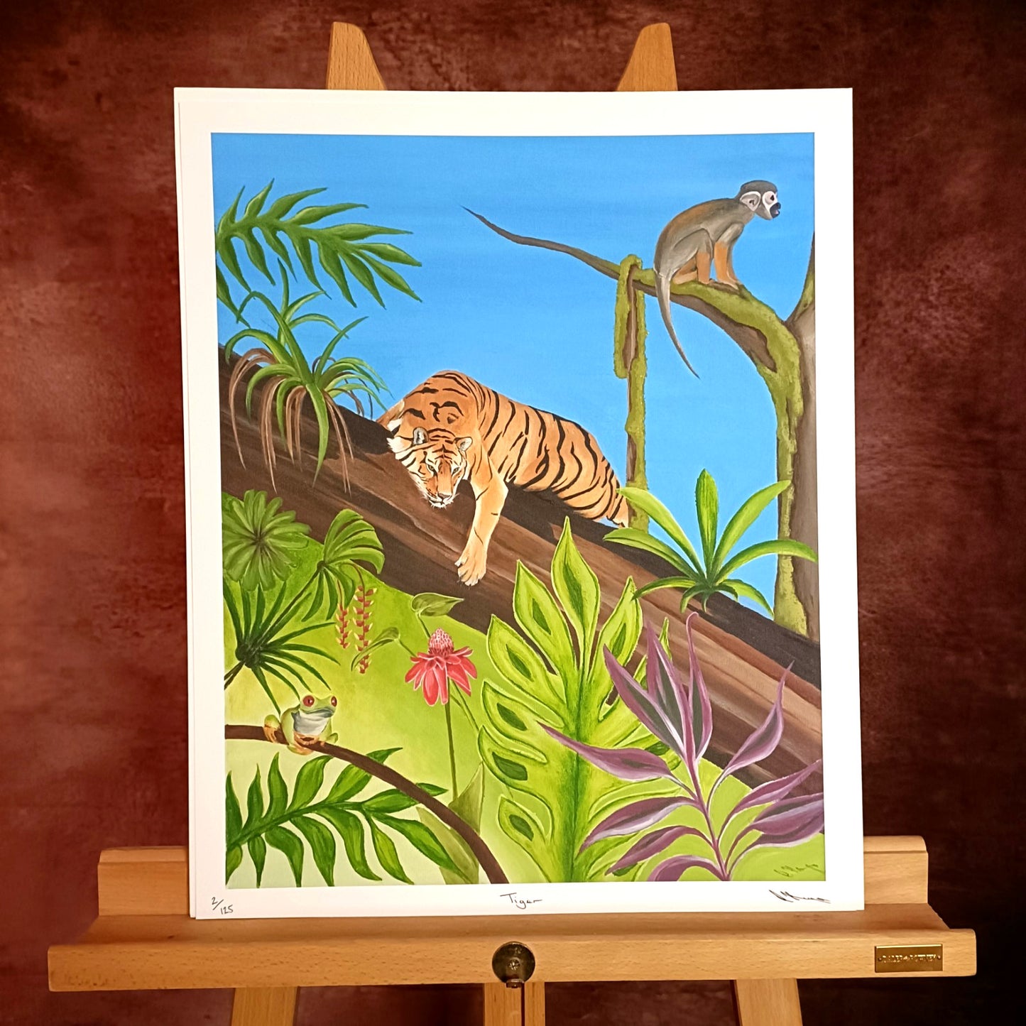 Signed Limited Edition Print "Tiger"