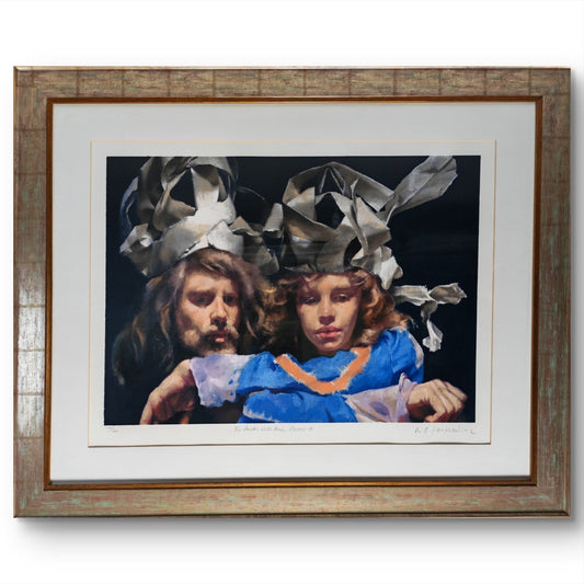 ROBERT LENKIEWICZ "Paper Crowns aka The Painter With Mary" Signed Limited Edition 134/250
