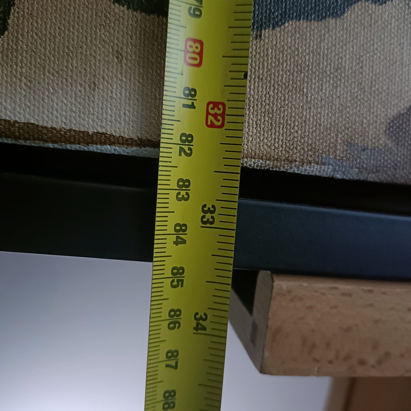 Large original abstract mixed media painting titled "Mocha" by Rajan Seth, featuring earthy tones and textured artistic details.