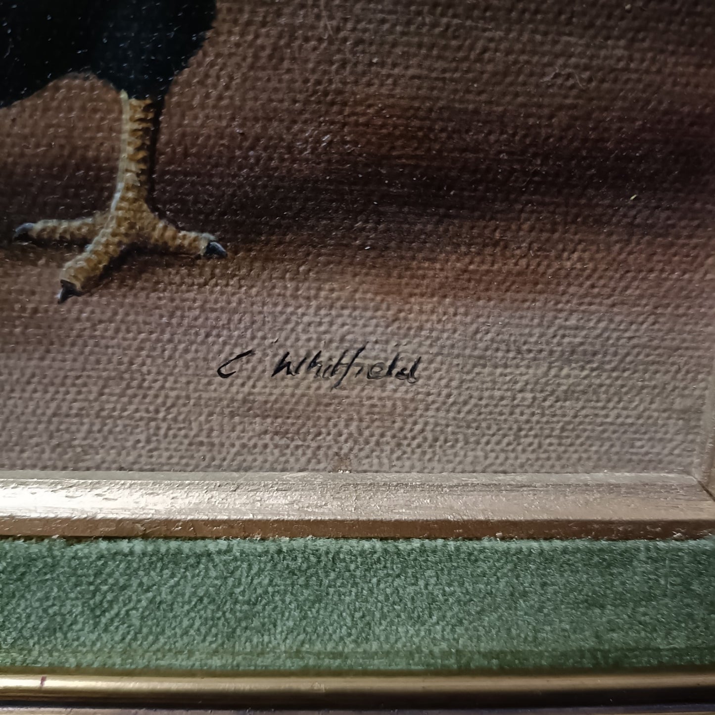 CARL WHITFIELD (b.1958 ) Signed Original Oil Painting Farm Animals