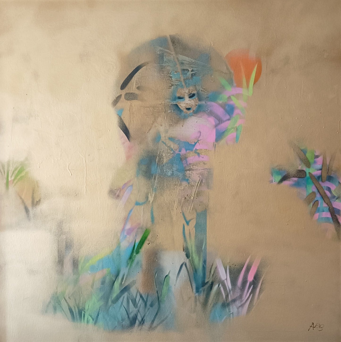 ALEXANDER RHYS Original Oil Painting on Canvas "Geisha's Gold"