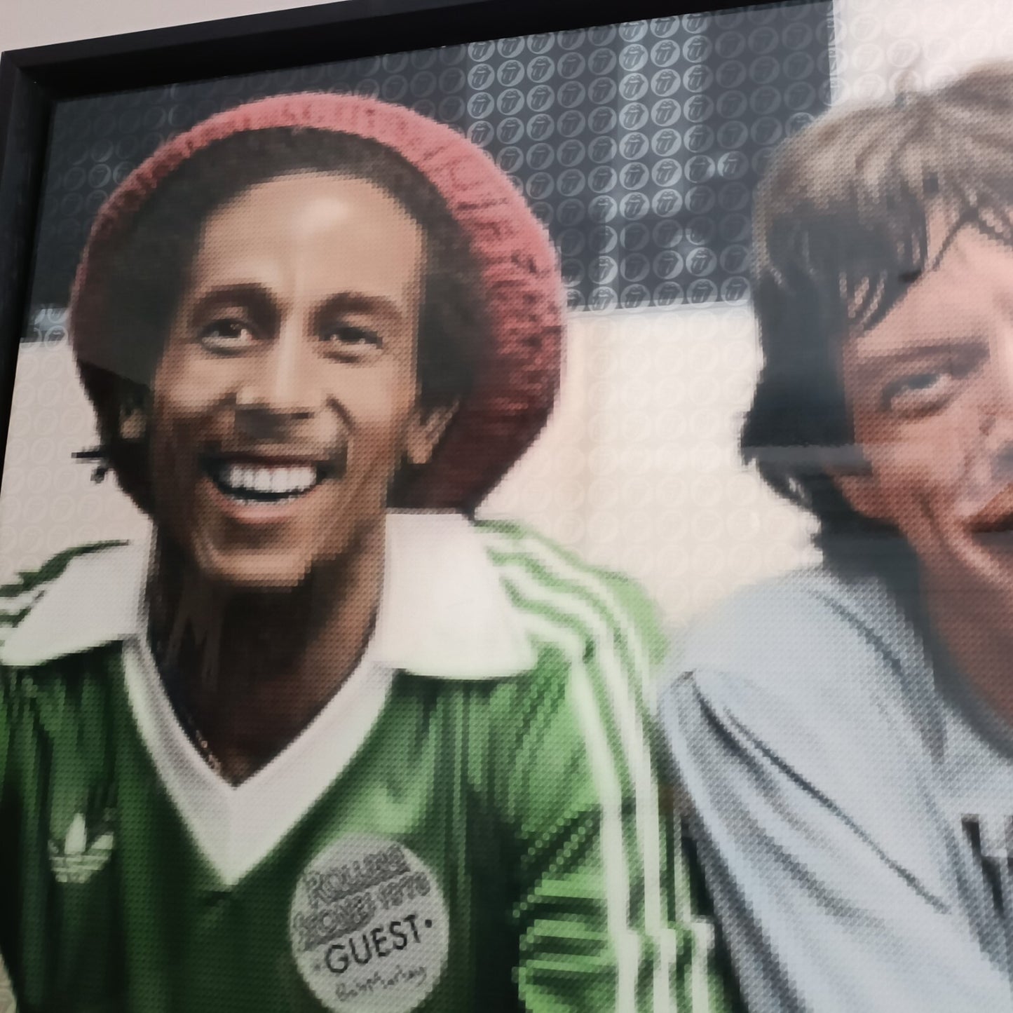 NICK HOLDSWORTH Original Mixed Media ‘Marley, Jagger and Tosh’