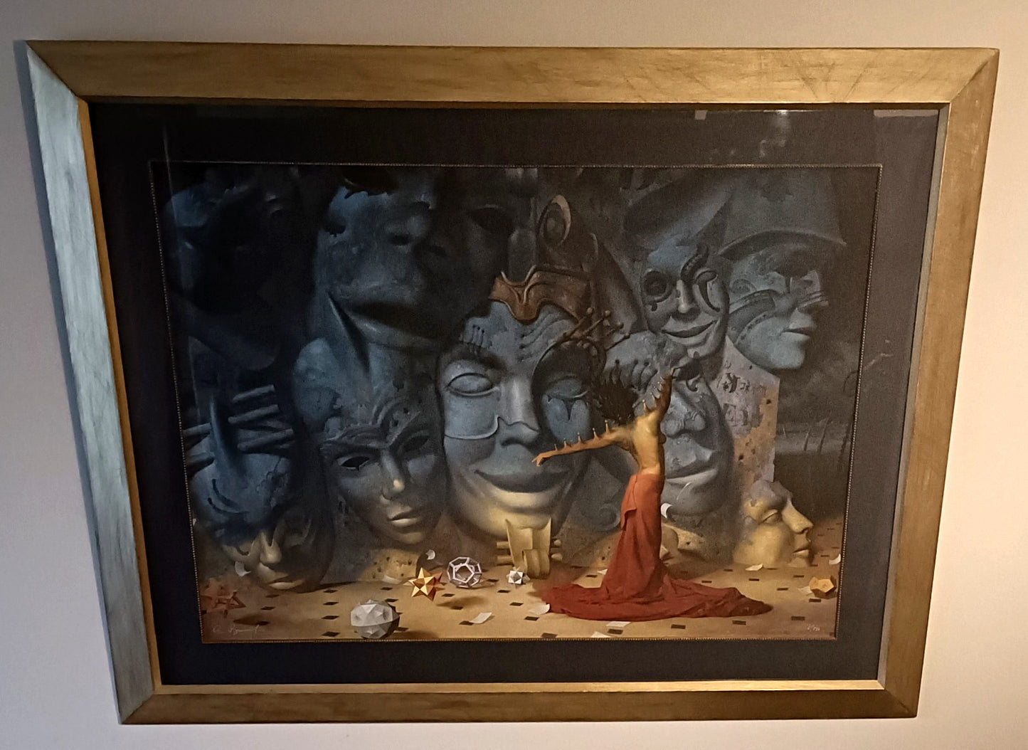 GIL BRUVEL (b.1959) Huge Framed Signed Limited Edition "Remembrance" 6/250