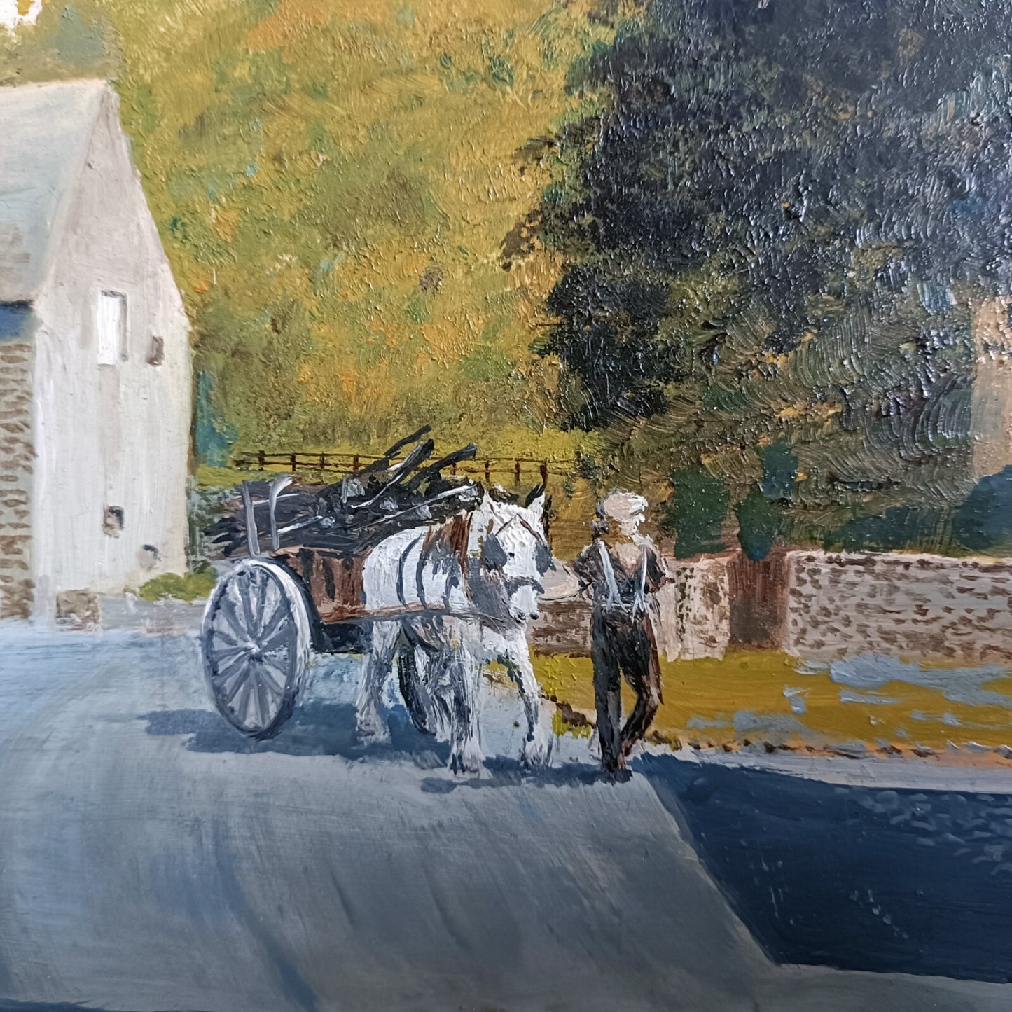 F C PICTON Oil Painting "Bolton-by-Bowland, West Yorkshire"
