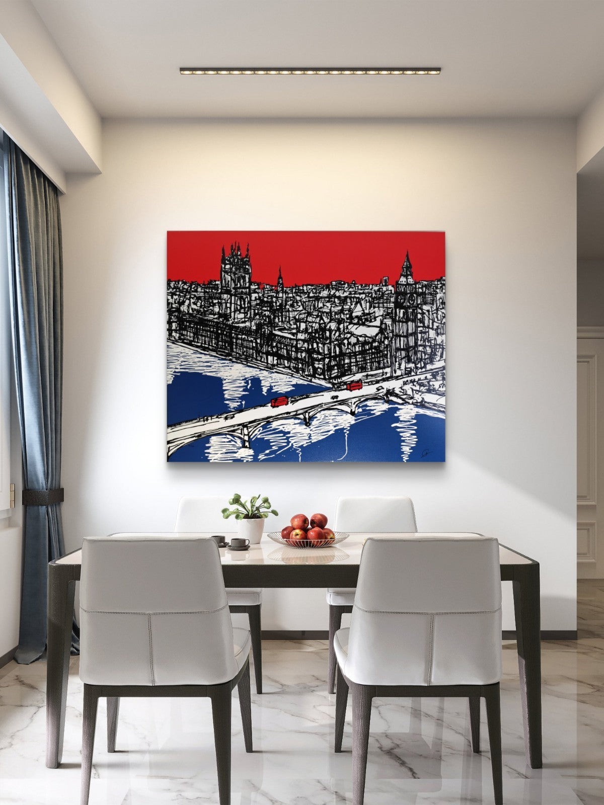 PAUL KENTON Signed Limited Edition Boxed Canvas “City in Motion”