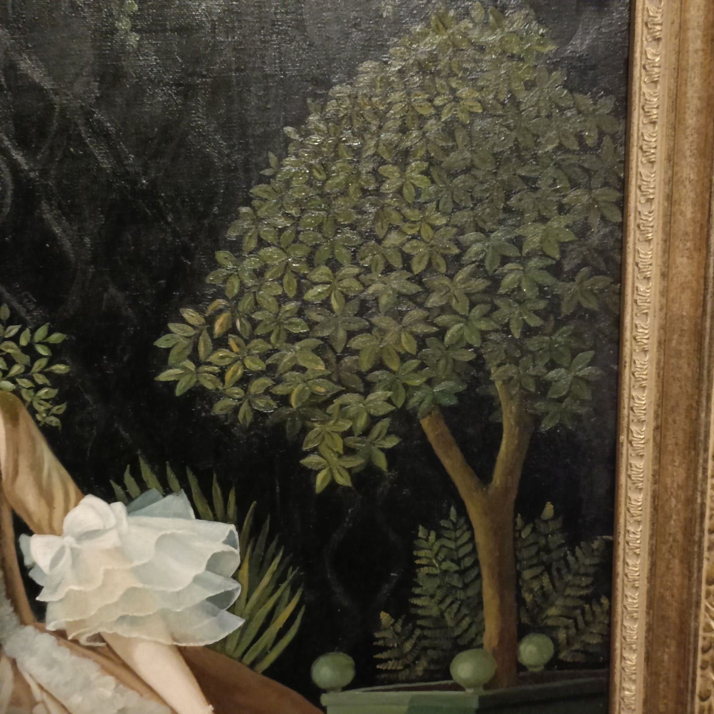 Framed Oil Painting "Portrait of Madame de Pompadour" After François Boucher