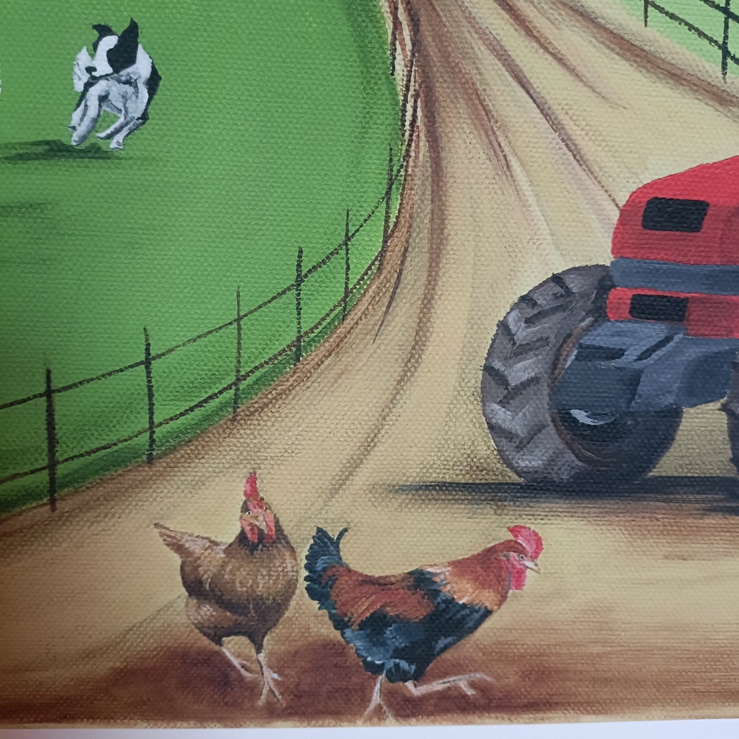 Signed Limited Edition Print "Red Tractor"